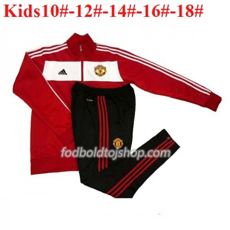 Manchester United 2020-2021 Børn Træningsjakke Dragt M002